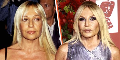 90s versace models|donatella versace then and now.